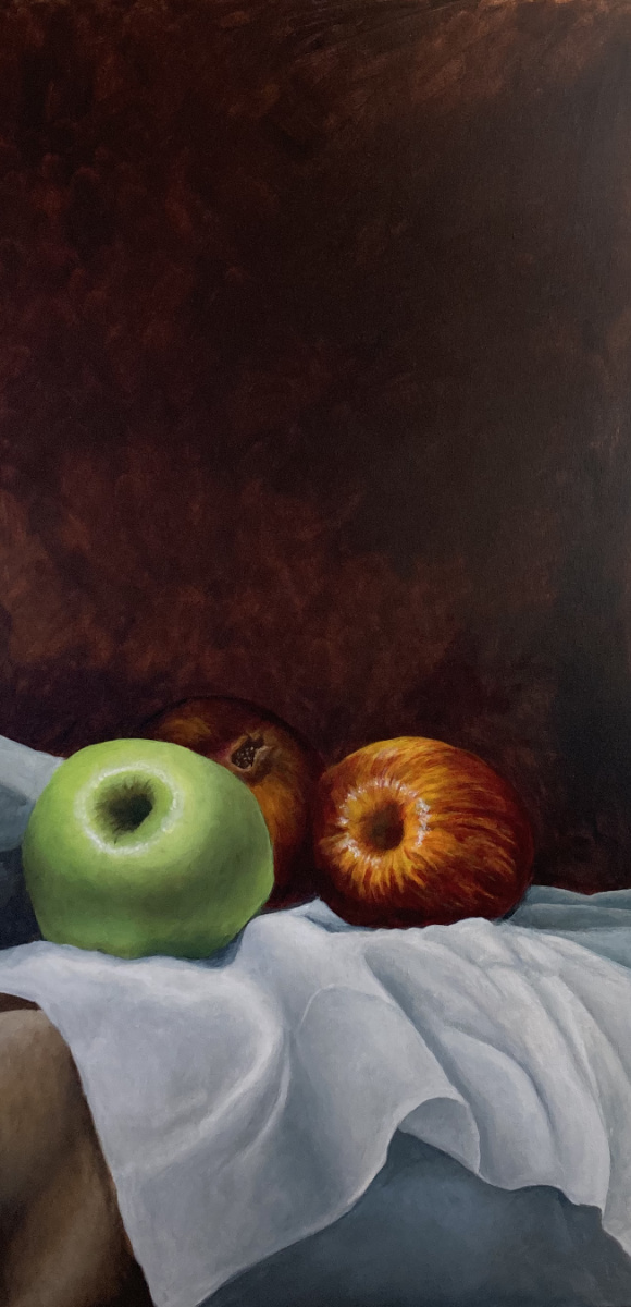 Apples. Jon Sephton, acrylic on canvas